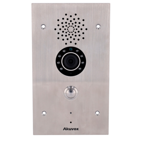 AKUVOX AK-E21V Videoportero IP - Cámara 2 Mpx | Audio bidireccional - 2 relés | PoE, SIP estándar - Interfono de emergencia - Ma (1)