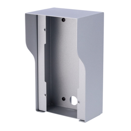 Comprar AKUVOX AK-E21X-S Soporte para videoportero con visera - Específico para Akuvox AK-E21x - Medidas: 211 (Al) x 122 (An) x 99 (Fo) mm - Fabricado en acero galvanizado - Montaje en superficie - Fácil instalación