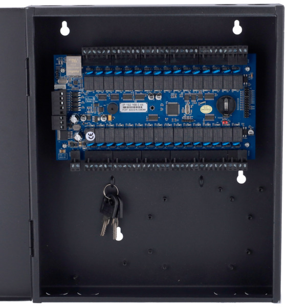 AKUVOX AK-EC32 Controladora de acceso RFID de ascensor - Acceso por tarjeta - Comunicación TCP/IP | RS485 - 1 entrada Wiegand y (3)