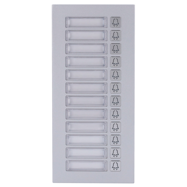 AKUVOX AK-MD12 Módulo de extensión - 12 botones - Compatible con AK-R20B-xB y AK-R20K - Conexión RS485 - Sólo montaje encastrado (1)