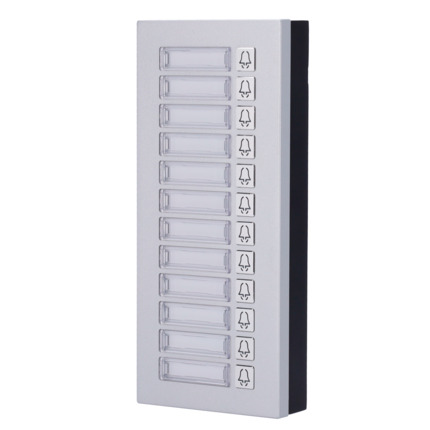 Comprar AKUVOX AK-MD12 Módulo de extensión - 12 botones - Compatible con AK-R20B-xB y AK-R20K - Conexión RS485 - Sólo montaje encastrado con soporte adicional - Conexión y mantenimiento por Cloud