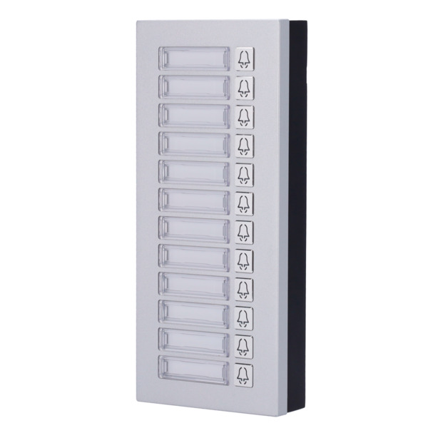 AKUVOX AK-MD12 Módulo de extensión - 12 botones - Compatible con AK-R20B-xB y AK-R20K - Conexión RS485 - Sólo montaje encastrado