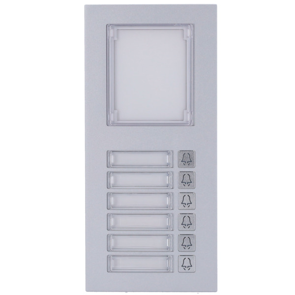 AKUVOX AK-MD6 Módulo de extensión - 6 botones y panel informativo - Compatible con AK-R20B-xB y AK-R20K - Conexión RS485 - Sólo (1)