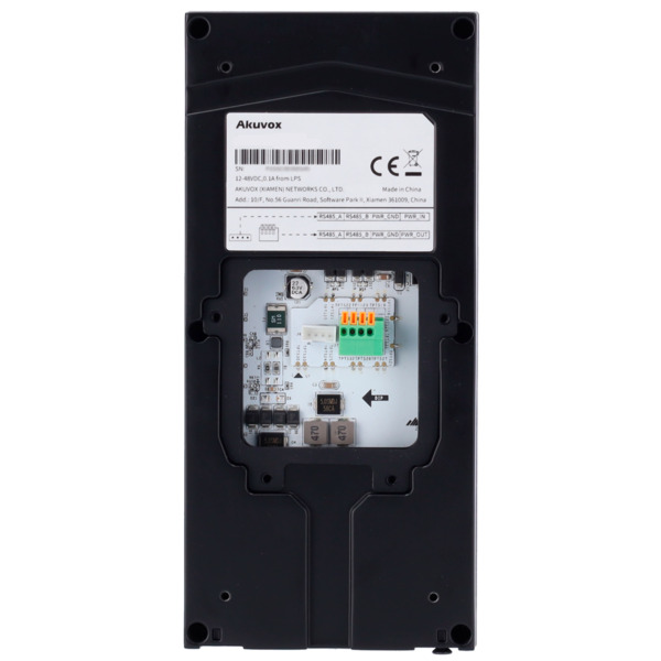 AKUVOX AK-MD6 Módulo de extensión - 6 botones y panel informativo - Compatible con AK-R20B-xB y AK-R20K - Conexión RS485 - Sólo (5)