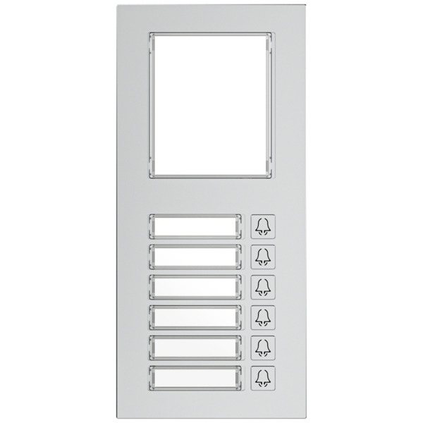 AKUVOX AK-MD6 Módulo de extensión - 6 botones y panel informativo - Compatible con AK-R20B-xB y AK-R20K - Conexión RS485 - Sólo