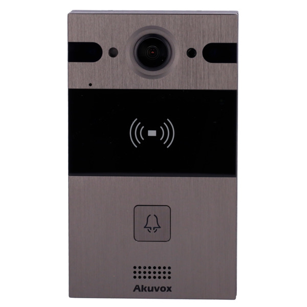 AKUVOX AK-R25A Videoportero IP en superficie - Cámara 4 Mpx gran angular | Audio bidireccional - Apertura con tarjeta EM/MF y NF (1)