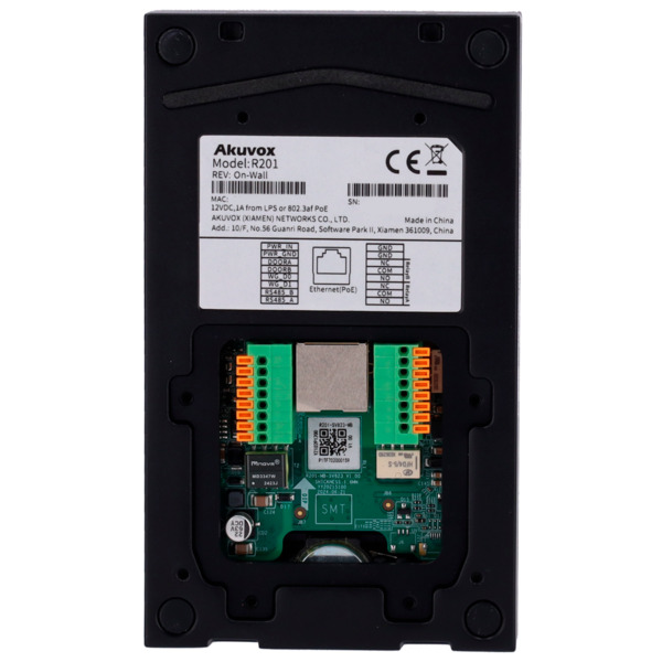 AKUVOX AK-R25A Videoportero IP en superficie - Cámara 4 Mpx gran angular | Audio bidireccional - Apertura con tarjeta EM/MF y NF (5)