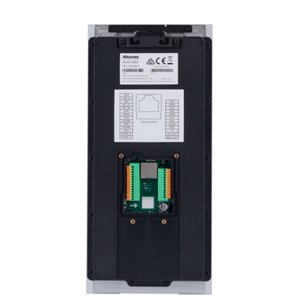 AKUVOX AK-R28A Videoportero IP - Cámara 2 Mpx | Audio bidireccional - Apertura con tarjeta EM/MF y PIN | 3 relés - Apartamentos (7)