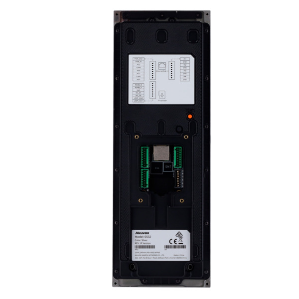 AKUVOX AK-S532 Videoportero IP antivandálico IK08 - Cámara 2 Mpx | Audio bidireccional - Tarjeta EM/MF, NFC, BLE y PIN | 2 relés (5)