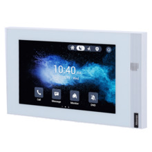 AKUVOX AK-S562-S-WHITE Monitor Linux para videoportero - Pantalla TFT de 7&quot; | Montaje en superficie - Audio bidireccional C