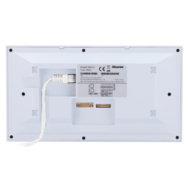 AKUVOX AK-S562-S-WHITE Monitor Linux para videoportero - Pantalla TFT de 7&quot; | Montaje en superficie - Audio bidireccional C (5)
