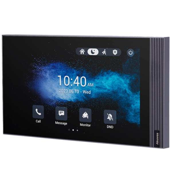AKUVOX AK-S562W Monitor Linux para videoportero - Pantalla TFT de 7" - Audio bidireccional Crystal Clear | Easy UI - TCP/I