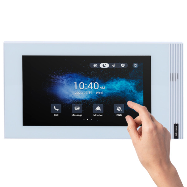 AKUVOX AK-S562W-WHITE Monitor Linux para videoportero - Pantalla TFT de 7&quot;  - Audio bidireccional Crystal Clear | Easy UI - (1)