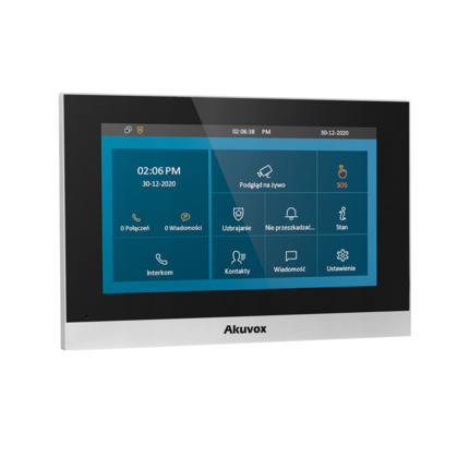 Comprar Akuvox AKUVOX-12 C315S Monitor Akuvox. Protocolo SIP 2.0. Pantalla táctil capacitiva de 7"". Resolución 1024x600. Audio bidireccional. 8 entradas de canal y 1 relé integrado. Soporte RS485. No apto para exterior