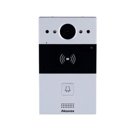 Comprar Akuvox AKUVOX-32 R20A-2 Estación de videoportero a 2 hilos Akuvox. 1 botón de llamada. Cámara de 2MP. Lector de tarjetas de proximidad. Incorpora micrófono y altavoz. Interfaz Wiegand, RS485 y 1 entrada. 1 relé de salida para abrepuertas. Configu
