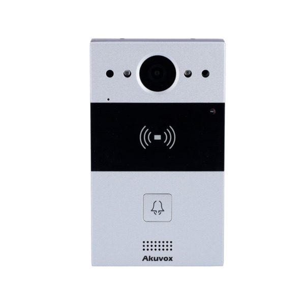 Akuvox AKUVOX-32 R20A-2 Estación de videoportero a 2 hilos Akuvox. 1 botón de llamada. Cámara de 2MP. Lector de tarjetas de prox