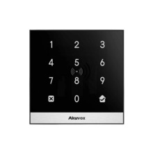 Akuvox AKUVOX-4 A02 Terminal de Control de Accesos Inteligente. Teclado táctil. Lector de tarjetas RFID de 125KHz, 13,56MHz y NF