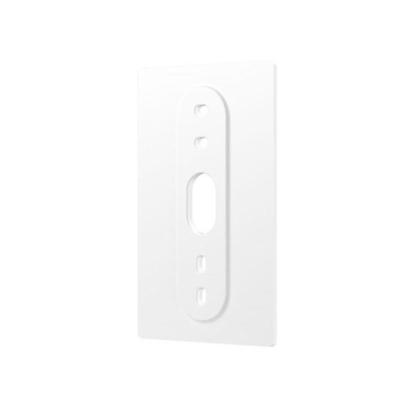 Alarm.com ALARM-24 ADC-VDBA-WP Placa de montaje en pared para videotimbre Alarm.com. Se incluyen tornillos y anclajes. La placa