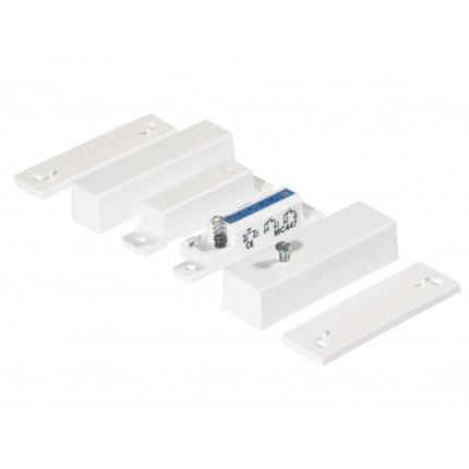 Comprar Alarmtech DEM-1023 MC 447 Contacto magnético universal de superficie. Doble función NC. Incluye espaciadores. EN-50131-2-6 Grado 2.