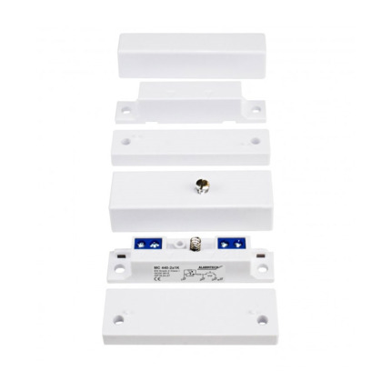 Comprar Alarmtech DEM-1090 MC 440 Contacto magnético de superficie. NC. Incorpora 2 resistencias. EN50131-2-6 Grado 2.