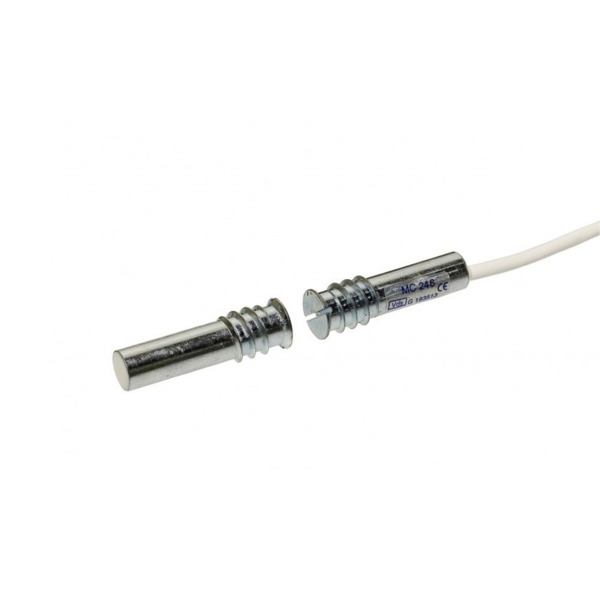 Alarmtech DEM-1348 MC 247 Contacto magnético de empotrar Alarmtech. GAP de 23 mm. Montaje en materiales magnéticos sólo con acce