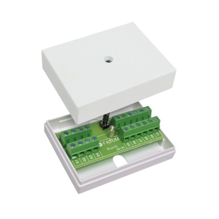 Comprar Alarmtech DEM-2491 28120.03 Caja de alarma Alarmtech. Bloque de terminales para 20 polos, con tamper y terminal de alimentación. Dos conexiones se utilizan para la función de tamper, antisabotaje. Caja de plástico certificada según UL 94 V-0. Blo