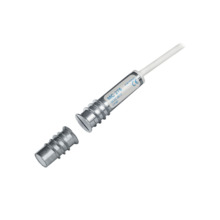 Alarmtech DEM-751 MC 275-10 Contacto magnético para empotrar. Tornillo rotativo. 4 hilos. Función NC. 10 metros de cable de 4 nú