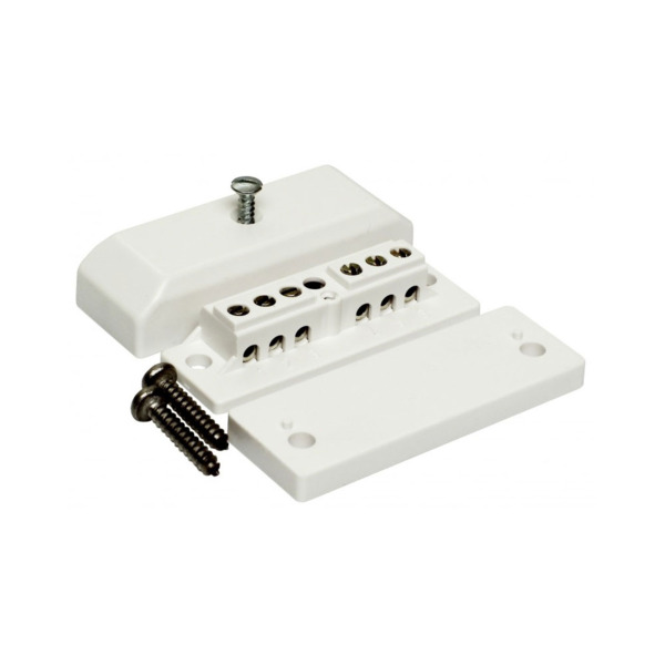 Alarmtech DEM-972 JB 6 Caja de conexiones con 6 núcleos. Caja de conexiones pequeña y discreta. Protegida mediante tamper. Tiene