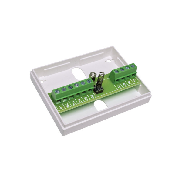 Alarmtech DEM-976 28110.03 Caja de alarma Mini. Permite conectar 10 polos al borne. Tamper antisabotaje. Caja de plástico según