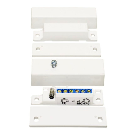 Comprar Alarmtech MC470 Contacto magnético de superficie. NC. Tamper. Conexión por tornillo. G3