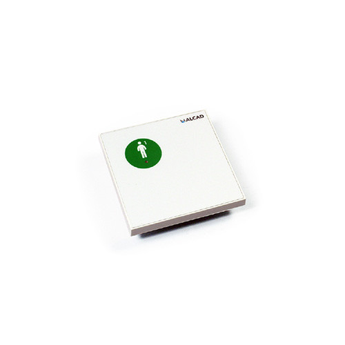 ALCAD LLC-830 Base de pared versión touch con pulsador de presencia/cancelación para sistemas de baños asistidos