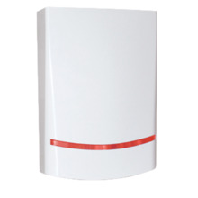 AMC AM-BLADE01 Sirena para exterior cableada - Certificado Grado 2 - Presión sonora máxima 100 dB - Luz frontal roja de aviso -