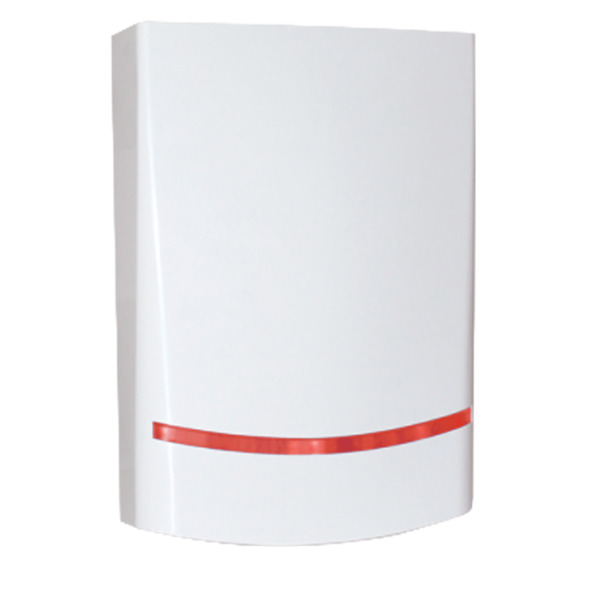 AMC AM-BLADE01 Sirena para exterior cableada - Certificado Grado 2 - Presión sonora máxima 100 dB - Luz frontal roja de aviso -