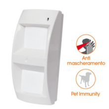 AMC SOUTDOOR/T Detector de exterior AMC de triple tecnología ( 2PIR + Microondas + Antimasking ). Inmune mascotas