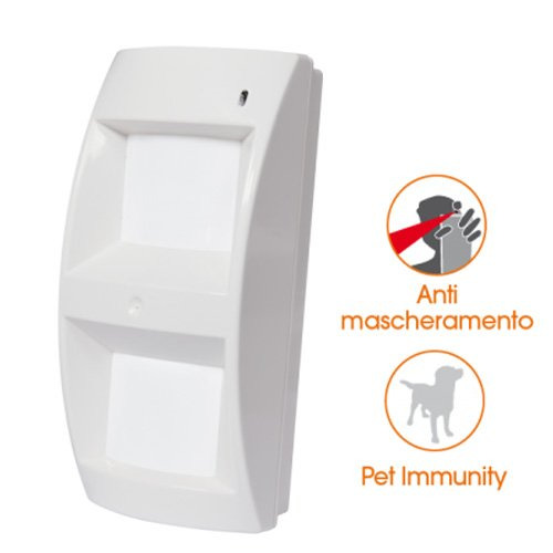 AMC SOUTDOOR/T Detector de exterior AMC de triple tecnología ( 2PIR + Microondas + Antimasking ). Inmune mascotas