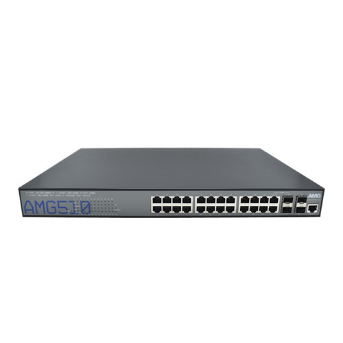 AMG AMG510-22GAT-2CAT-2S Switch Industrial no gestionable 22x Giga RJ45 PoE+ 30W, máx. 200W + 2x Combo Giga RJ45/SFP + 2x100/100