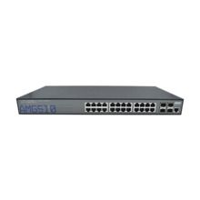 AMG AMG510-24G-4XS Switch Comercial L2+ gestionable, 24x Giga RJ45, 4x 1/10Giga SFP/SFP+, rack 1U, 230Vac.