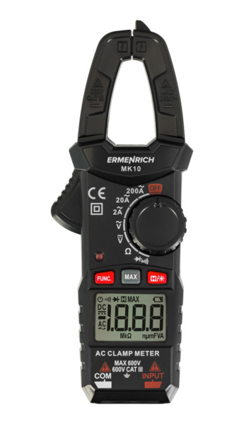 Amperímetro de pinza digital Ermenrich Ping MK10 (2)