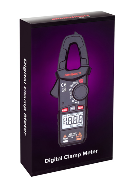 Amperímetro de pinza digital Ermenrich Ping MK10 (8)