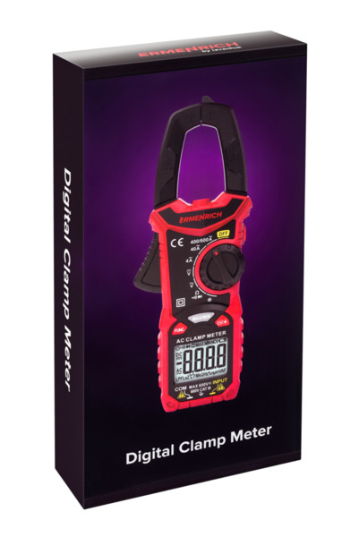 Amperímetro de pinza digital Ermenrich Ping MK20 (10)