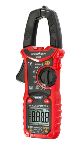 Amperímetro de pinza digital Ermenrich Ping MK20