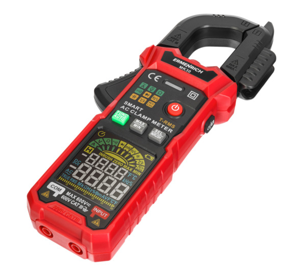 Amperímetro de pinza digital Ermenrich Ping MK30 (4)