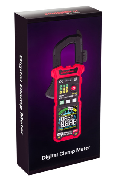 Amperímetro de pinza digital Ermenrich Ping MK30 (10)