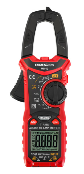 Amperímetro de pinza digital Ermenrich Ping MK40 (3)