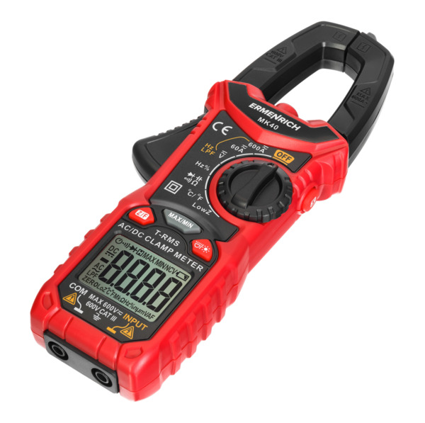 Amperímetro de pinza digital Ermenrich Ping MK40 (4)