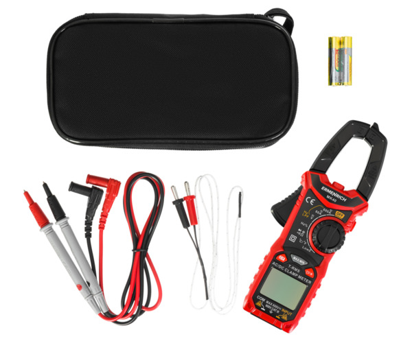 Amperímetro de pinza digital Ermenrich Ping MK40 (9)