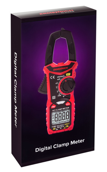 Amperímetro de pinza digital Ermenrich Ping MK40 (10)