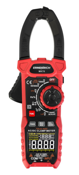 Amperímetro de pinza digital Ermenrich Ping MK70 (3)