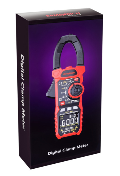 Amperímetro de pinza digital Ermenrich Ping MK70 (10)