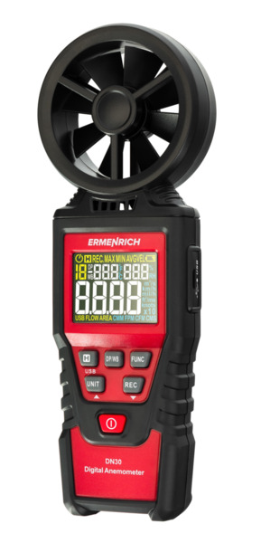 Anemómetro digital Ermenrich Seek DN30 (1)